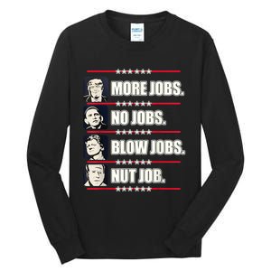 Presidents Vote Trump Anti Biden Obama Clinton Funny Choice Tall Long Sleeve T-Shirt