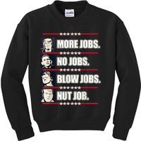 Presidents Vote Trump Anti Biden Obama Clinton Funny Choice Kids Sweatshirt