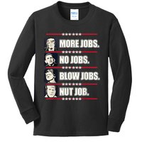 Presidents Vote Trump Anti Biden Obama Clinton Funny Choice Kids Long Sleeve Shirt