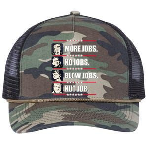 Presidents Vote Trump Anti Biden Obama Clinton Funny Choice Retro Rope Trucker Hat Cap