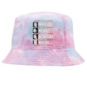 Presidents Vote Trump Anti Biden Obama Clinton Funny Choice Tie-Dyed Bucket Hat