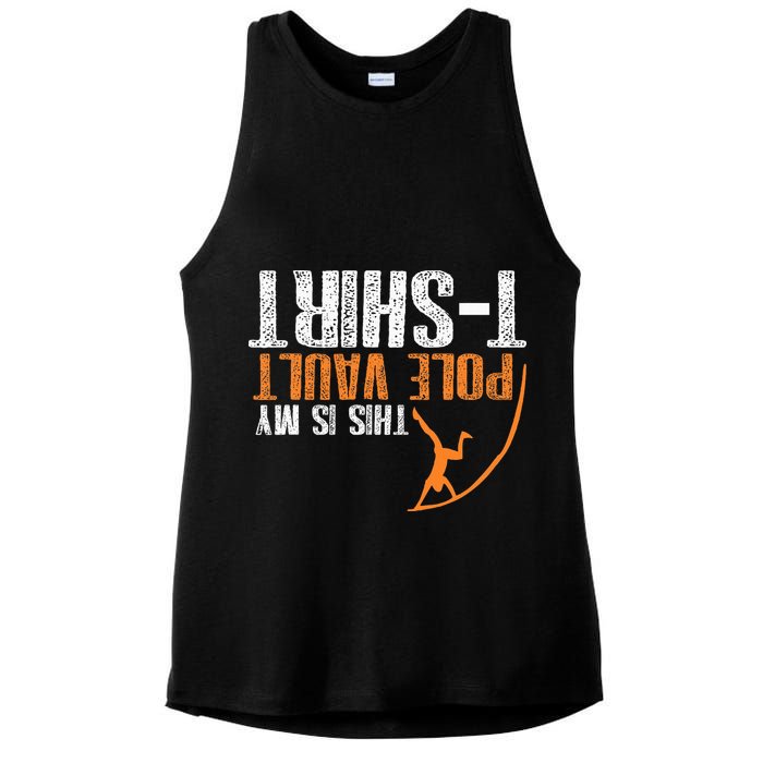 Pole Vaulting This Is My Pole Vault Ladies PosiCharge Tri-Blend Wicking Tank
