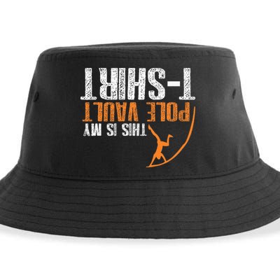 Pole Vaulting This Is My Pole Vault Sustainable Bucket Hat
