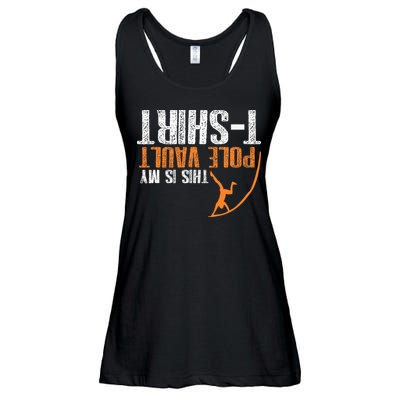 Pole Vaulting This Is My Pole Vault Ladies Essential Flowy Tank
