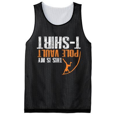 Pole Vaulting This Is My Pole Vault Mesh Reversible Basketball Jersey Tank