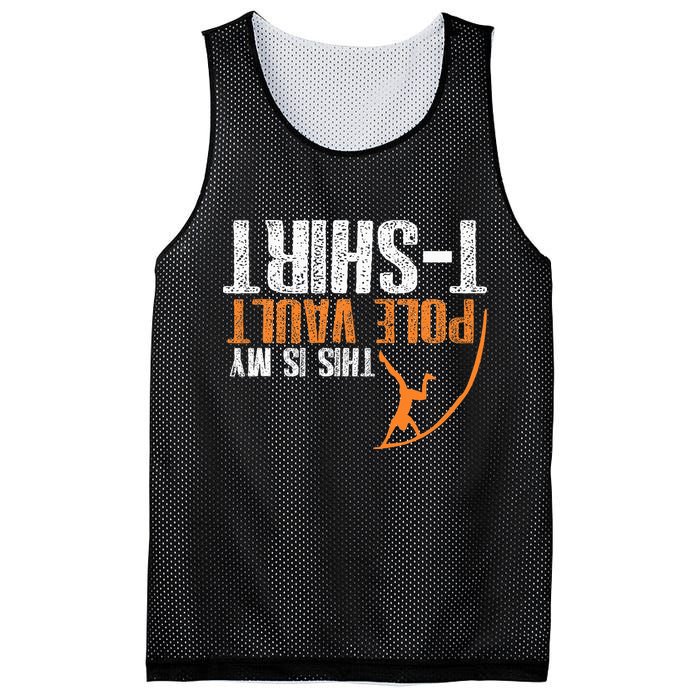Pole Vaulting This Is My Pole Vault Mesh Reversible Basketball Jersey Tank