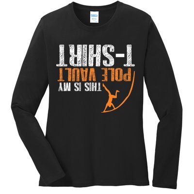 Pole Vaulting This Is My Pole Vault Ladies Long Sleeve Shirt