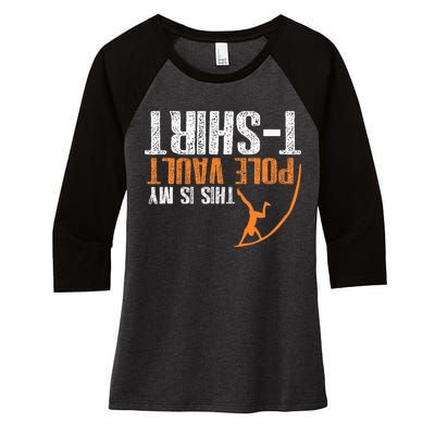 Pole Vaulting This Is My Pole Vault Women's Tri-Blend 3/4-Sleeve Raglan Shirt