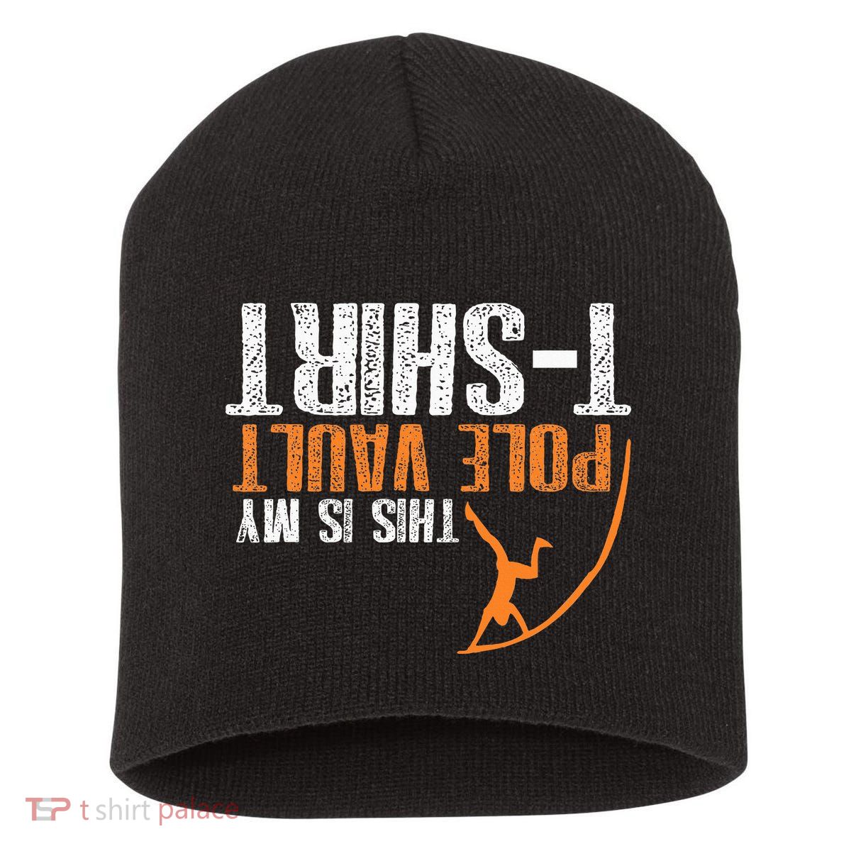 Pole Vaulting This Is My Pole Vault Short Acrylic Beanie