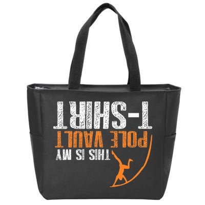 Pole Vaulting This Is My Pole Vault Zip Tote Bag