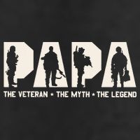 Papa Veteran The Myth The Legend Fathers Day Grandpa Hat