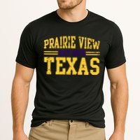Prairie View Texas, Prairie Gift, Distressed Text Cooling Performance Crew T-Shirt