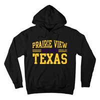 Prairie View Texas, Prairie Gift, Distressed Text Hoodie