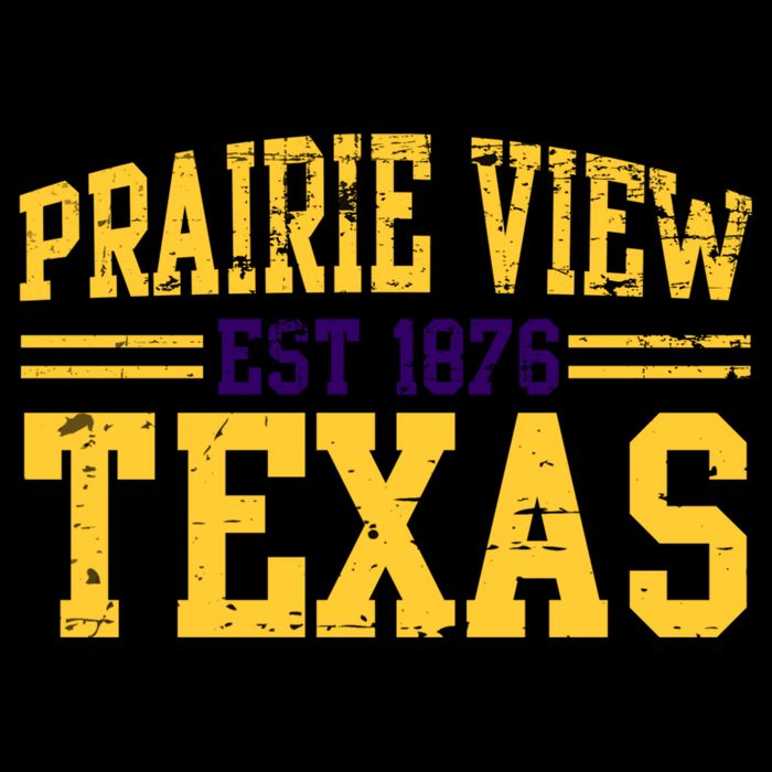 Prairie View Texas, Prairie Gift, Distressed Text Magnet
