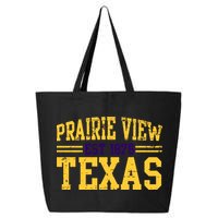 Prairie View Texas, Prairie Gift, Distressed Text 25L Jumbo Tote