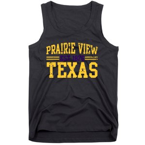 Prairie View Texas, Prairie Gift, Distressed Text Tank Top