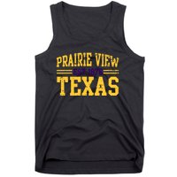 Prairie View Texas, Prairie Gift, Distressed Text Tank Top