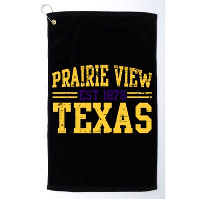 Prairie View Texas, Prairie Gift, Distressed Text Golf Towel