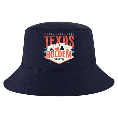 Poker Vintage Texas Holdem Poker Pro Cool Comfort Performance Bucket Hat