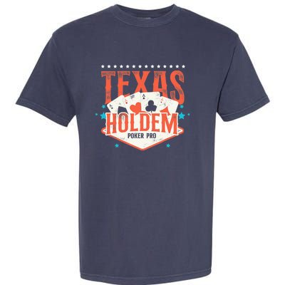 Poker Vintage Texas Holdem Poker Pro Garment-Dyed Heavyweight T-Shirt