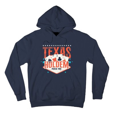 Poker Vintage Texas Holdem Poker Pro Hoodie