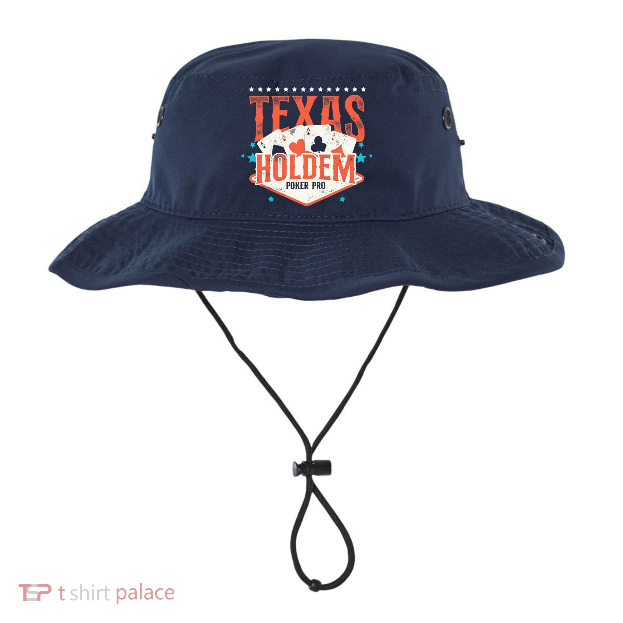 Poker Vintage Texas Holdem Poker Pro Bucket Hat