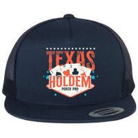 Poker Vintage Texas Holdem Poker Pro Flatbill Hat