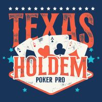 Poker Vintage Texas Holdem Poker Pro Flatbill Hat
