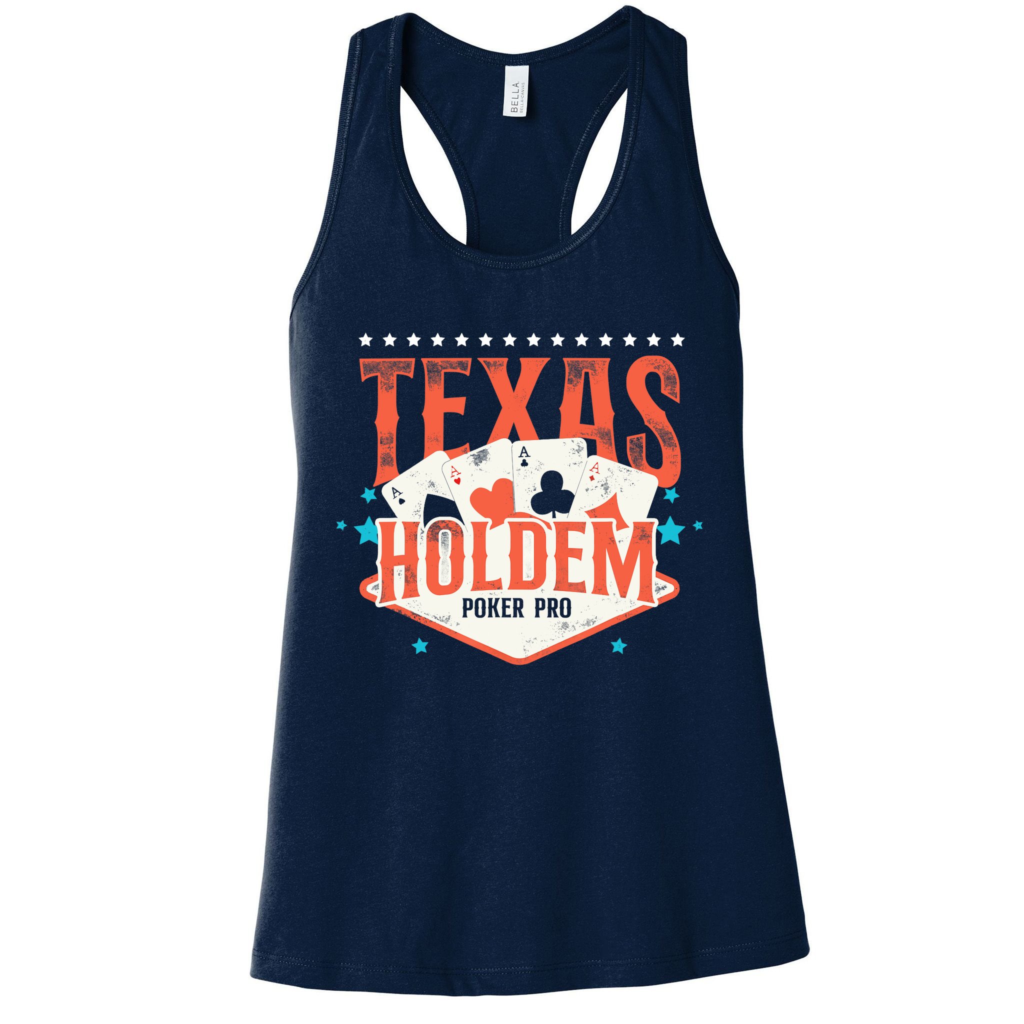 Poker Vintage Texas Holdem Poker Pro Womens Tank Top