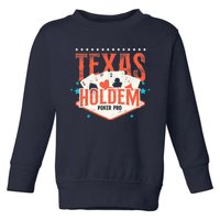 Poker Vintage Texas Holdem Poker Pro Toddler Sweatshirt