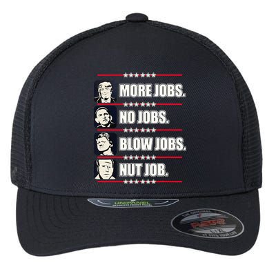 Presidents Vote Trump Anti Biden Obama Clinton Funny Choice Flexfit Unipanel Trucker Cap