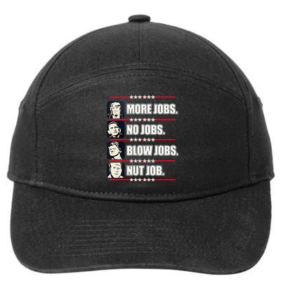 Presidents Vote Trump Anti Biden Obama Clinton Funny Choice 7-Panel Snapback Hat