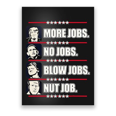 Presidents Vote Trump Anti Biden Obama Clinton Funny Choice Poster