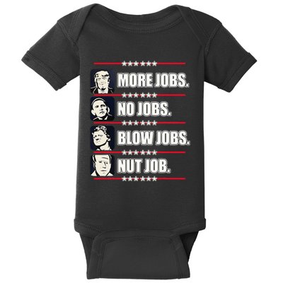 Presidents Vote Trump Anti Biden Obama Clinton Funny Choice Baby Bodysuit