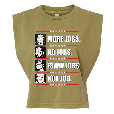 Presidents Vote Trump Anti Biden Obama Clinton Funny Choice Garment-Dyed Women's Muscle Tee