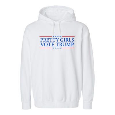 Pretty Vote Trump Great Gift Garment-Dyed Fleece Hoodie