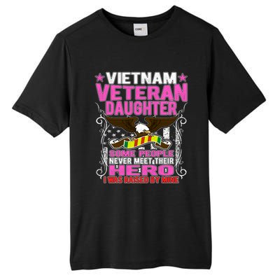 Proud Vietnam Veteran Daughter Gift I Was Raised By Mine Gift Tall Fusion ChromaSoft Performance T-Shirt