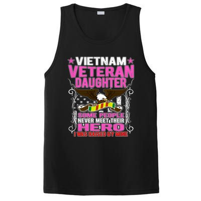 Proud Vietnam Veteran Daughter Gift I Was Raised By Mine Gift PosiCharge Competitor Tank