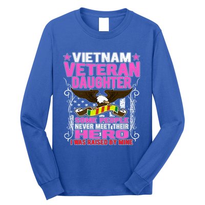 Proud Vietnam Veteran Daughter Gift I Was Raised By Mine Gift Long Sleeve Shirt