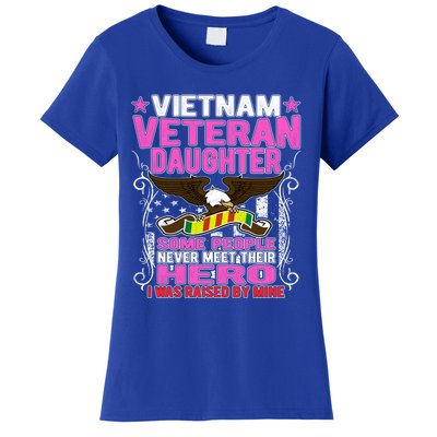 Proud Vietnam Veteran Daughter Gift I Was Raised By Mine Gift Women's T-Shirt