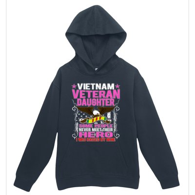 Proud Vietnam Veteran Daughter Gift I Was Raised By Mine Gift Urban Pullover Hoodie