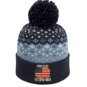 Proud Vermin Vote Blue 2024 Anti Trump The Baniff Cuffed Pom Beanie