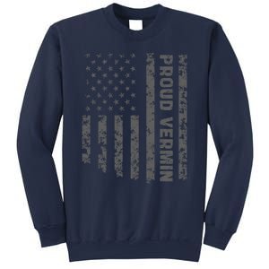 Proud Vermin Vote Blue 2024 Anti Trump Sweatshirt