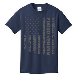 Proud Vermin Vote Blue 2024 Anti Trump Kids T-Shirt