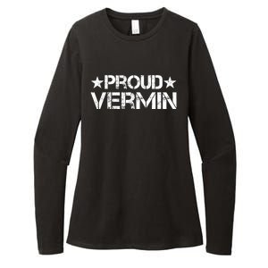 Proud Vermin Vote Blue 2024 Anti Trump Womens CVC Long Sleeve Shirt