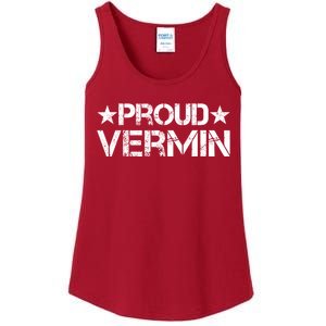 Proud Vermin Vote Blue 2024 Anti Trump Ladies Essential Tank