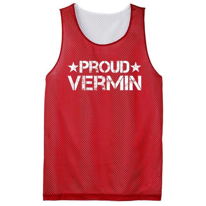 Proud Vermin Vote Blue 2024 Anti Trump Mesh Reversible Basketball Jersey Tank