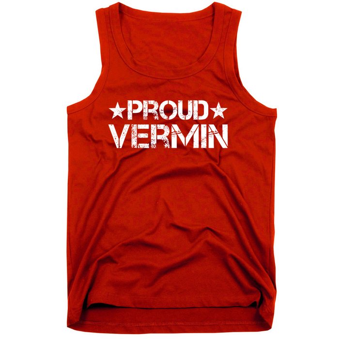 Proud Vermin Vote Blue 2024 Anti Trump Tank Top