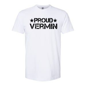 Proud Vermin Vote Blue 2024 Anti Trump Softstyle CVC T-Shirt