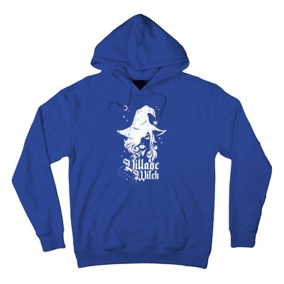 Pagan Vintage Village Witch Cool Gift Hoodie